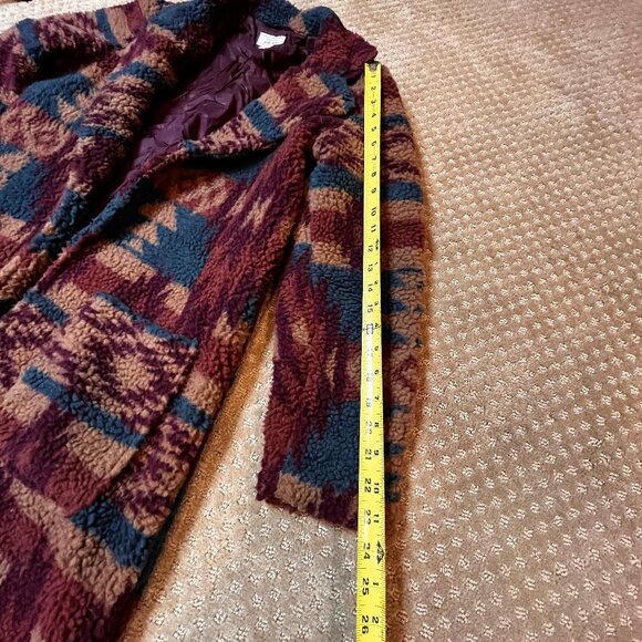 Ariat Katharine Aztec Coat Womens SZ M Fleece Western Navajo Southwest Country - Picture 9 of 16